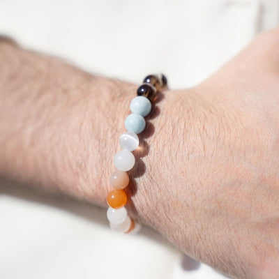 Bracelet 7 chakras - "Bien-être & Équilibre"